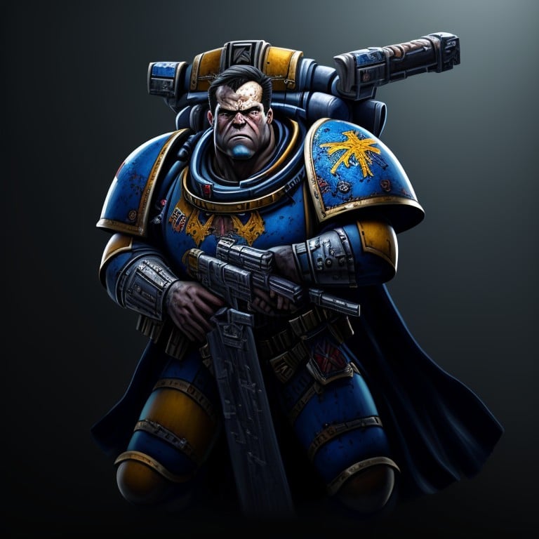 Space Marine - Leonardo AI Prompt Leonardo Creative space marine high detail dramatic light 4 0 k digital art pa 2