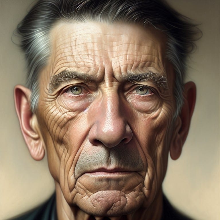 Aufwendige Zeichnung - Leonardo AI Modell RPG 4.0 Prompt RPG 40 intricate pencil sketch mugshot of Alfred E Newman with wrin 2