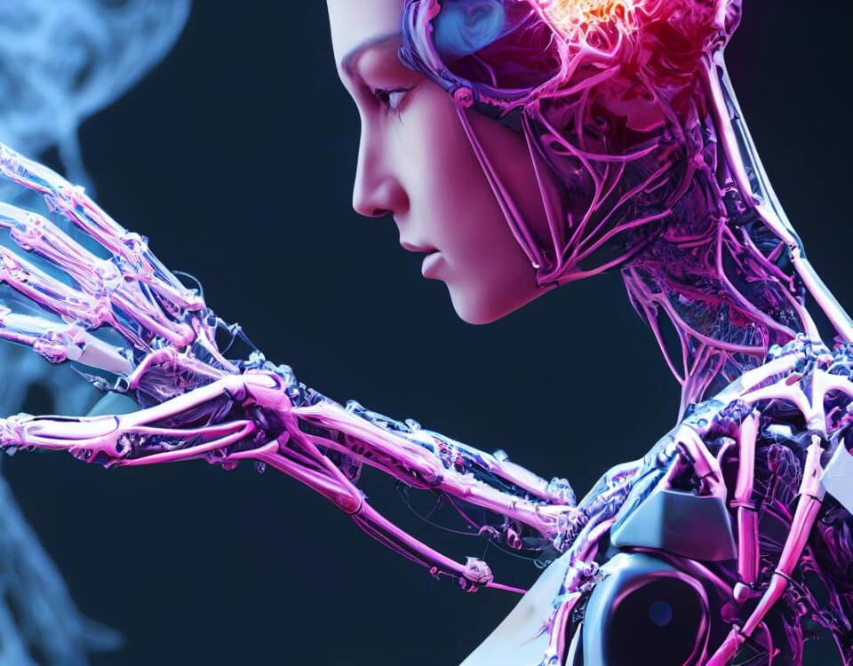 beautiful woman human robot artificial intelligence