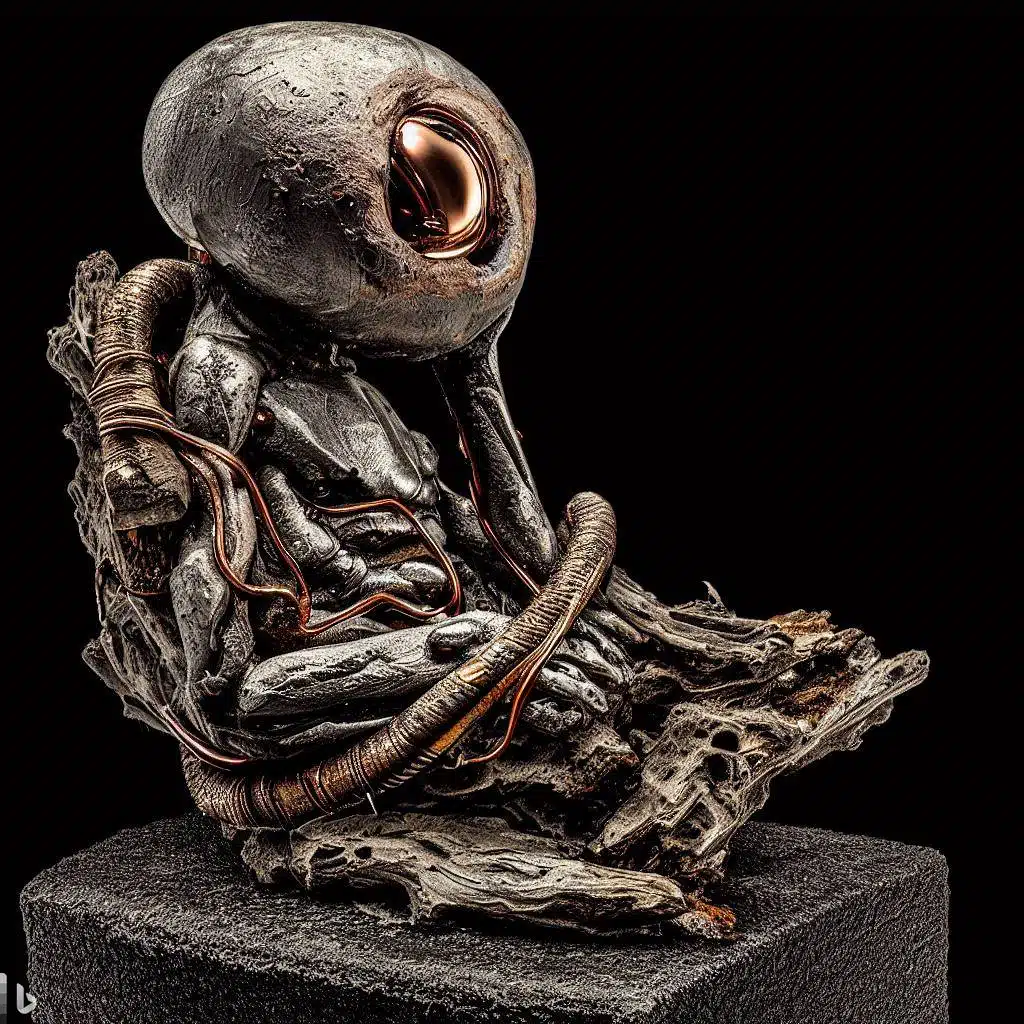 Alien-Skulpturen
