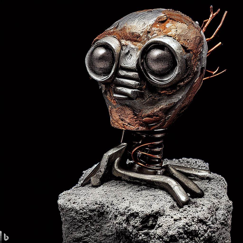 Alien-Skulpturen