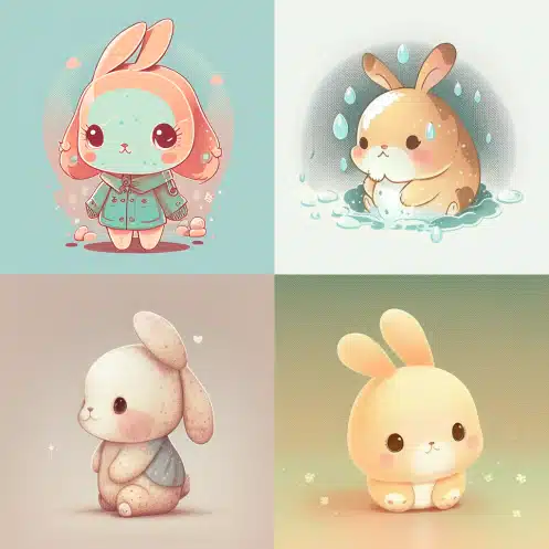 Kawaii style little cute rabbit 4612b636 d9b1 4420 977b 58251f71c1e1