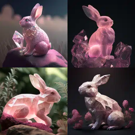frkozn A rabbit crafted with rose quartz 282f4545 1a30 4a06 85bb a70bba79db1d