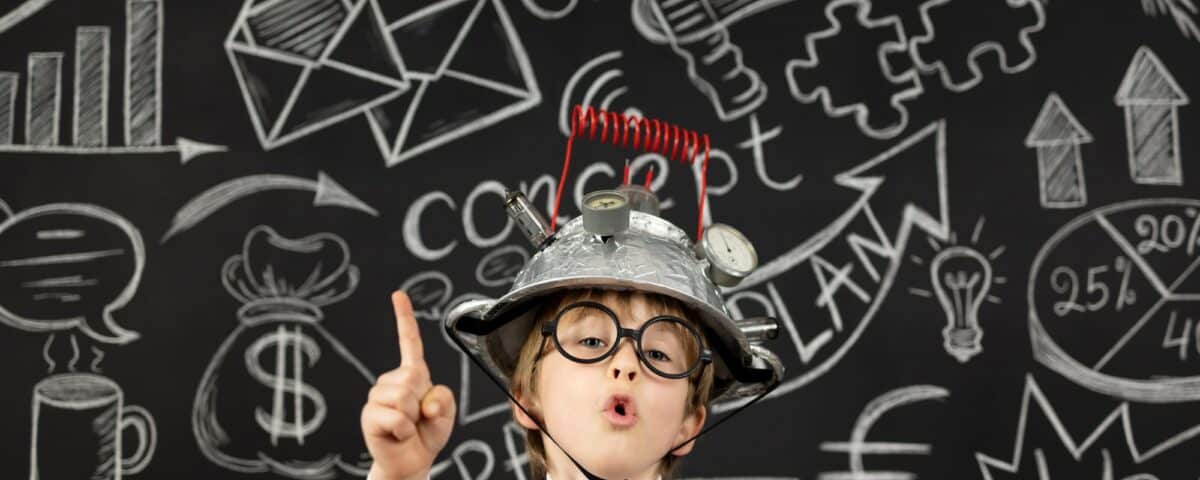 Education, artificial; intelligence and business idea concept