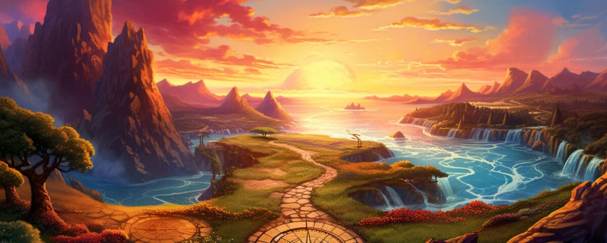 Midjourney Cheat Sheet (V5.2) Illustrate a winding path dividing into two with one si ccb9b05f a954 4724 8757 fa6ed33cc5b4