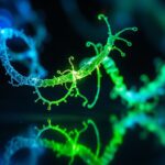 ai generates glowing protein