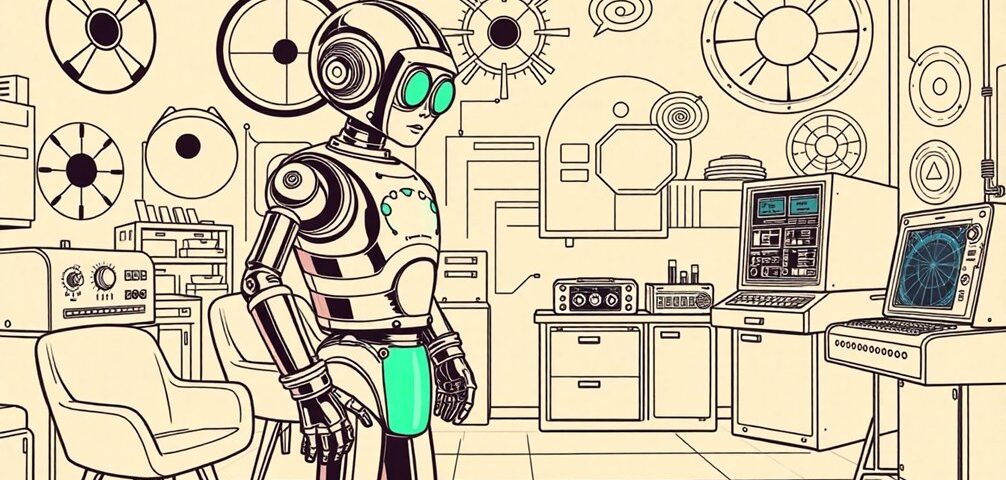 mächtiger KI-Humanoid fortgeschritten