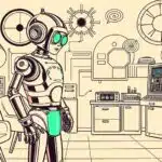 mächtiger KI-Humanoid fortgeschritten