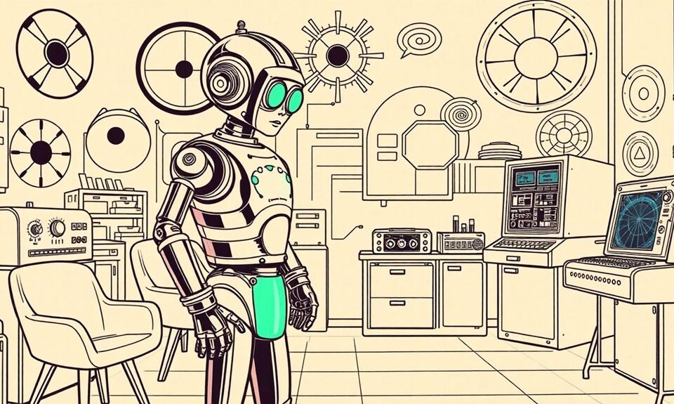 mächtiger KI-Humanoid fortgeschritten