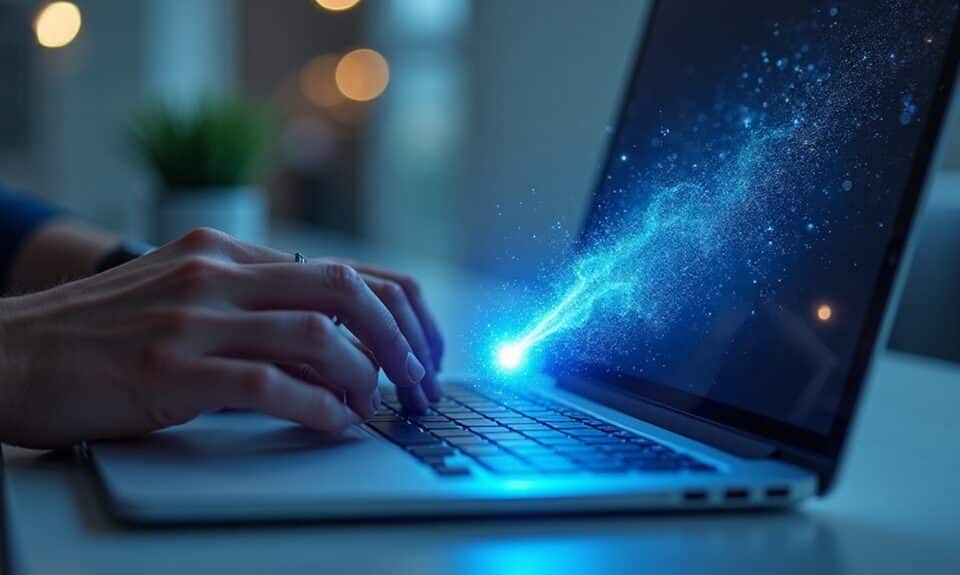 denkender Browser startete Komet