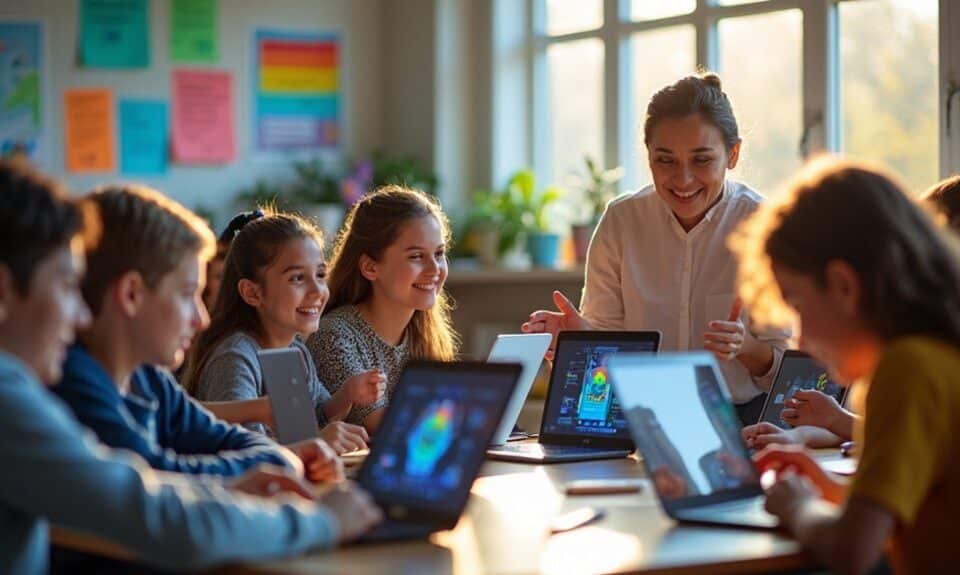 Lehrer, die KI-Technologie nutzen