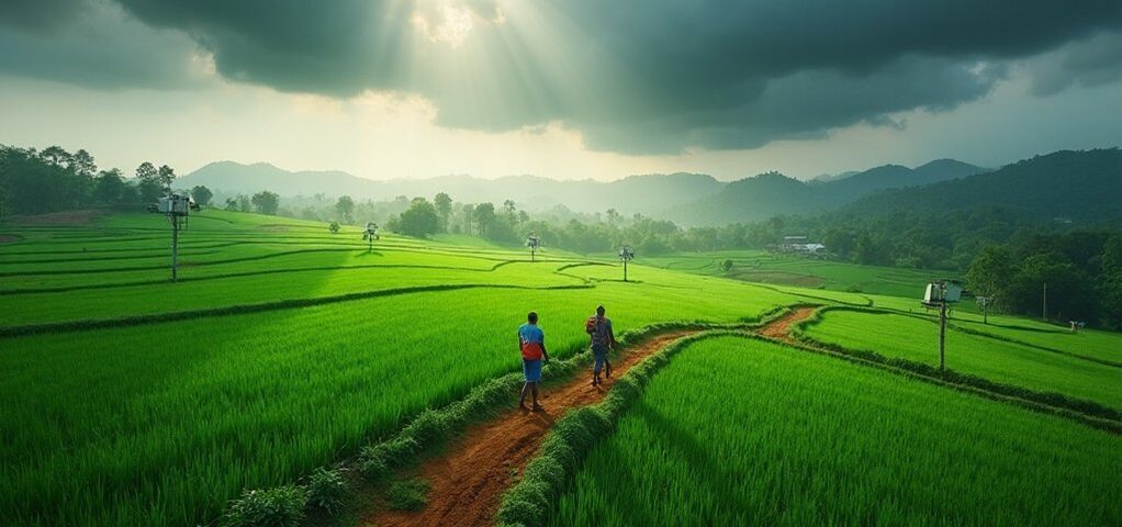 KI sagt Monsun für Landwirte voraus