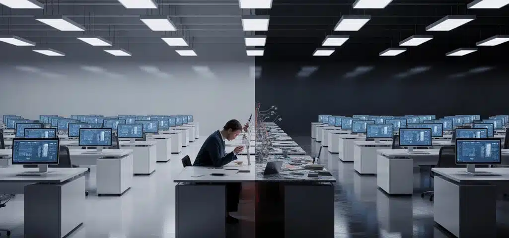 KI-Arbeitskräfte-Paradoxon Überschuss Knappheit