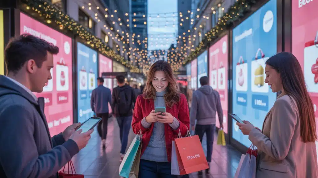 Mobile-Shopping-Dominanz während der Feiertage