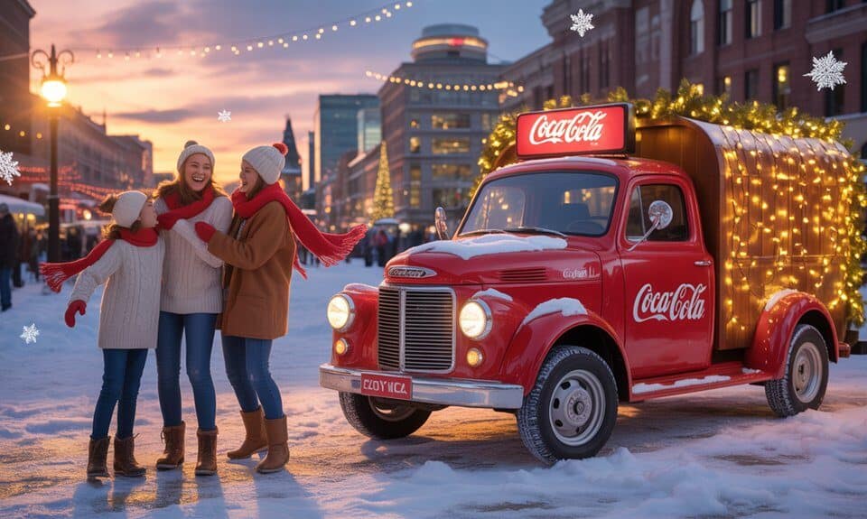 Coca Colas kosteneffektive Feiertagswerbung