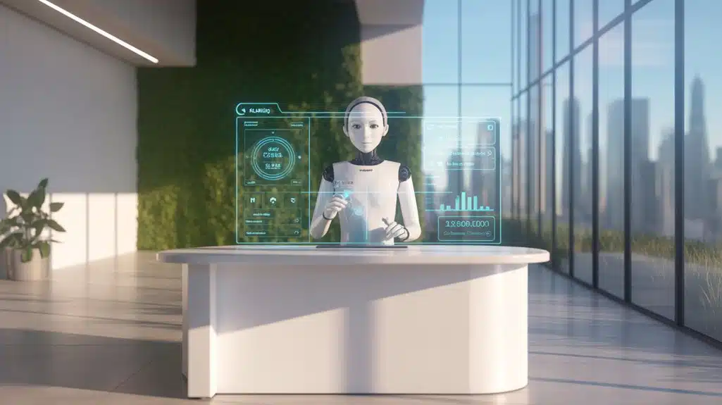 KI-gestützte virtuelle Empfangsdame-Lösung