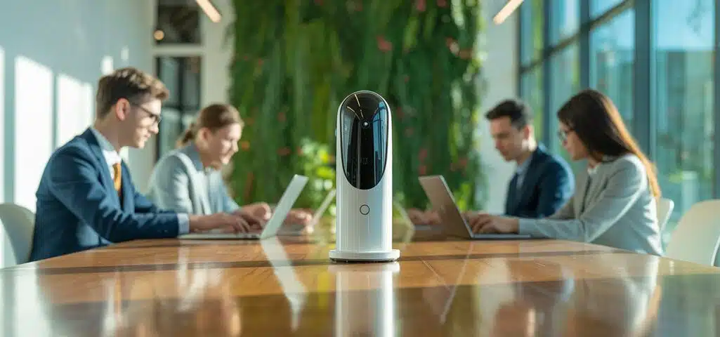 KI-Empfangsdame für Kommunikation