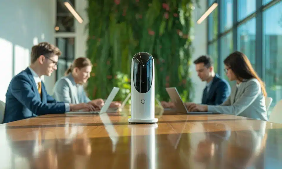 KI-Empfangsdame für Kommunikation