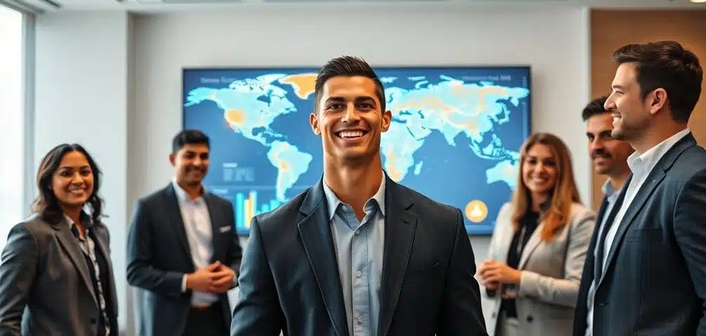 Perplexity arbeitet mit Ronaldo zusammen