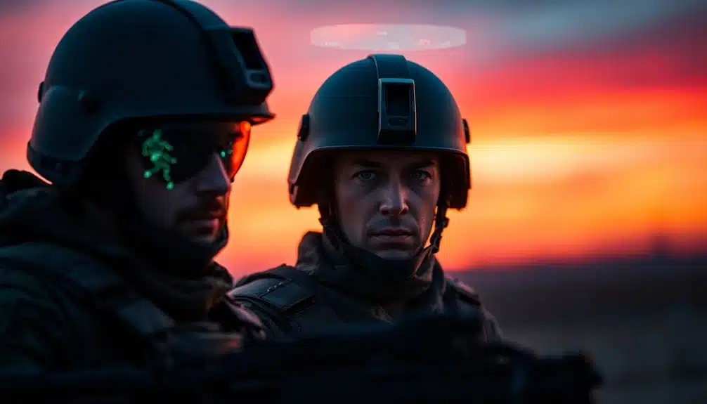 fragwürdiger Schlachtfeld-Helmschutz