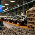 Chipmangel betrifft die Automobilindustrie