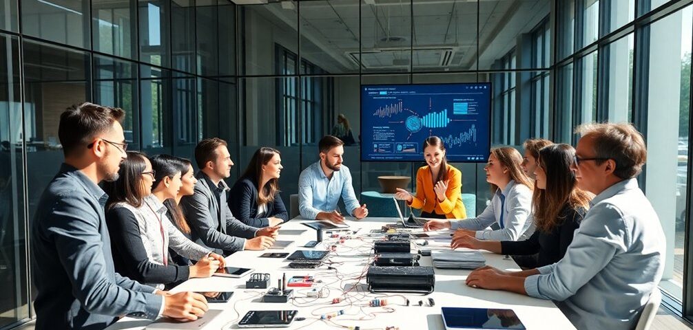 Führungsumstrukturierung für Innovation
