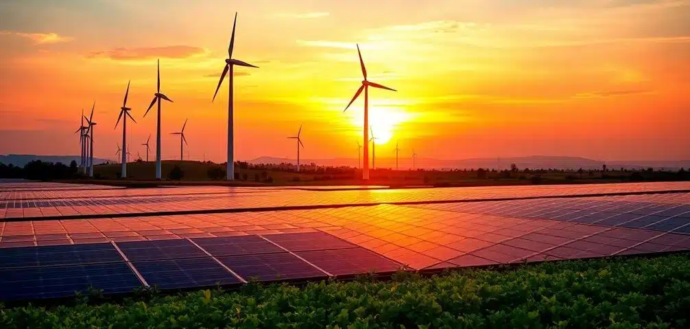 Anstieg der Aktien erneuerbarer Energien