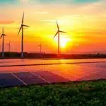 Anstieg der Aktien erneuerbarer Energien