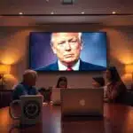 Trumps Stimme in der Werbung