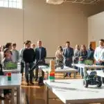 von Jugendlichen geleitete KI-Innovationsschau