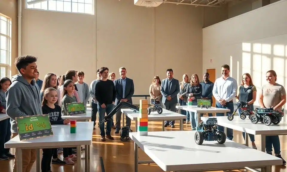 von Jugendlichen geleitete KI-Innovationsschau
