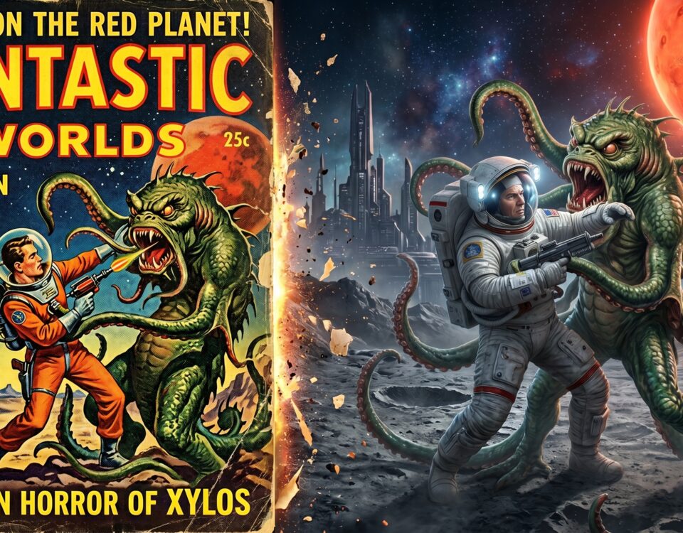 Sci Fi und Fantasy Pulp Cover der 1940er bis 1970er Jahre