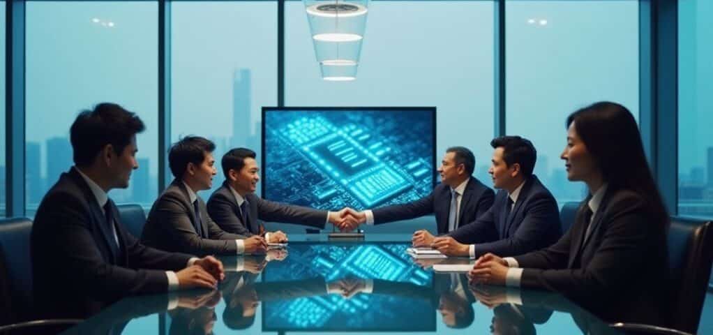 Technologieführer diskutieren Chip-Diplomatie