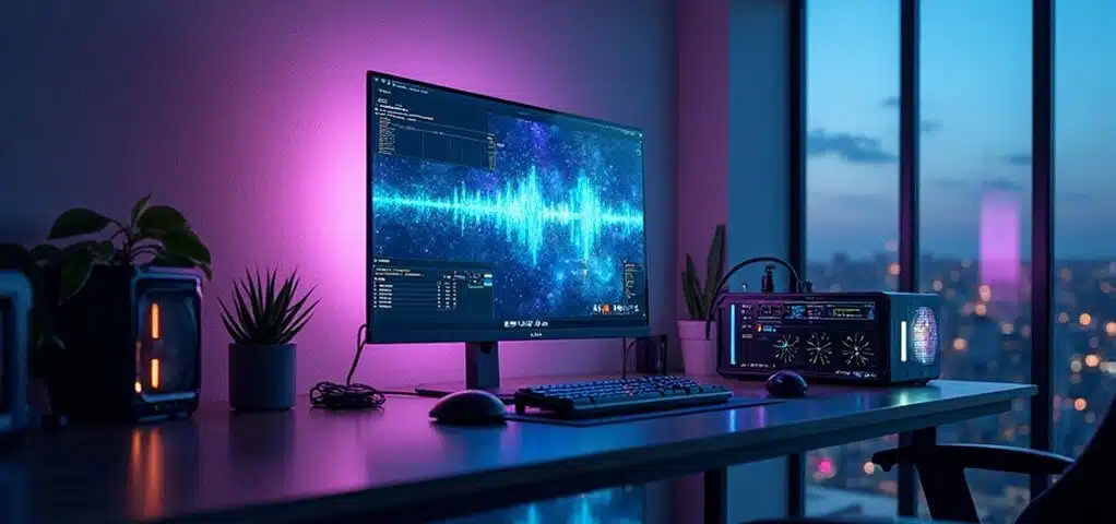Synchronisierte 20-sekündige audiovisuelle Generierung