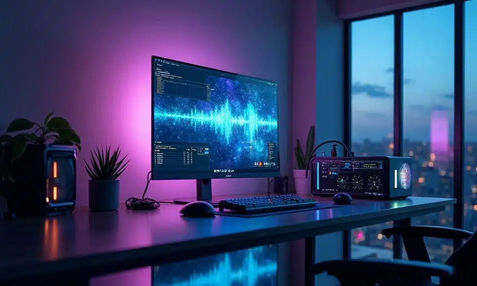 Synchronisierte 20-sekündige audiovisuelle Generierung
