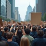 Tausende protestieren gegen große KI-Labore