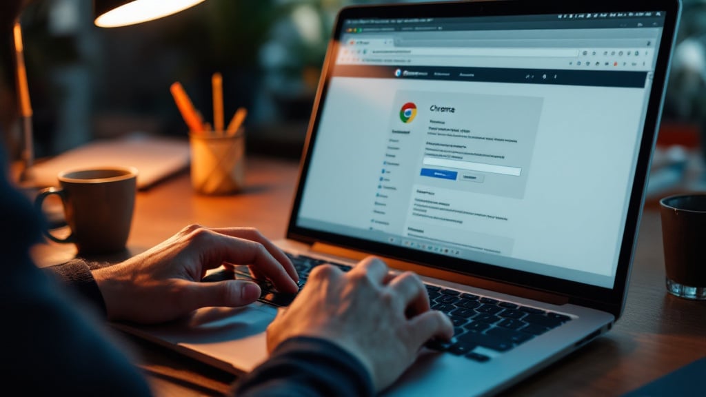 Person arbeitet mit ChatGPT-Erweiterung am Laptop